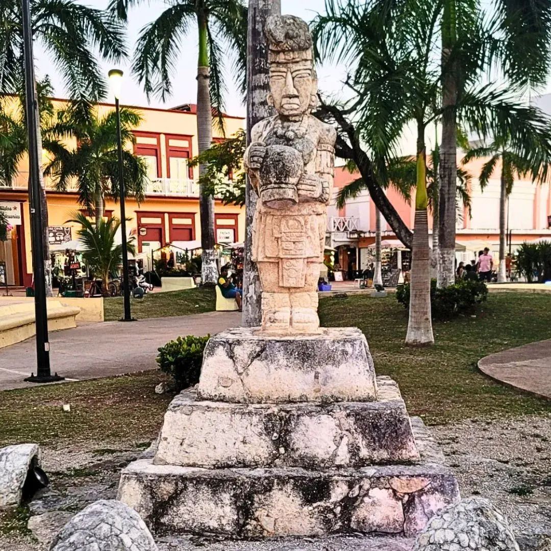 Mayan goddess Ixchel, associated with the moon, fertility, and rain.