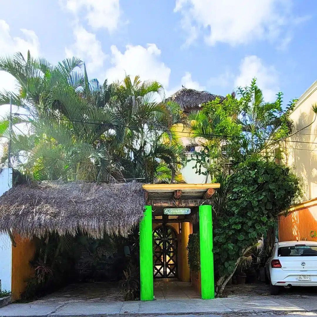 Casita de Maya hotel in Cozumel, offering chef-prepared breakfast and quiet boutique experience near the airport.