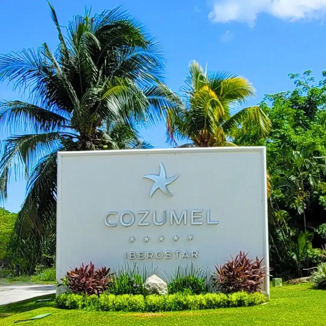 Iberostar Cozumel Resort with jungle paths, wildlife encounters, and eco-kids' programs for families.