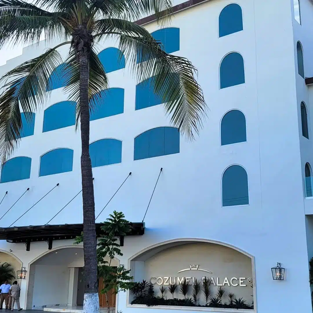 The Palace Cozumel, a kid-friendly resort in downtown, offering easy taxi rides, local flavor, and walkable access to attractions.