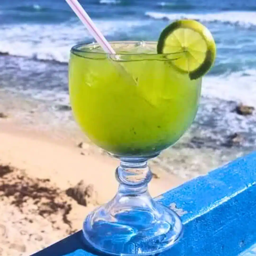 Cozumel East Side: Senior Iguanas Viewpoint Senior Iguanas bar restaurant on Cozumel's East Side, with scenic views and drinks.